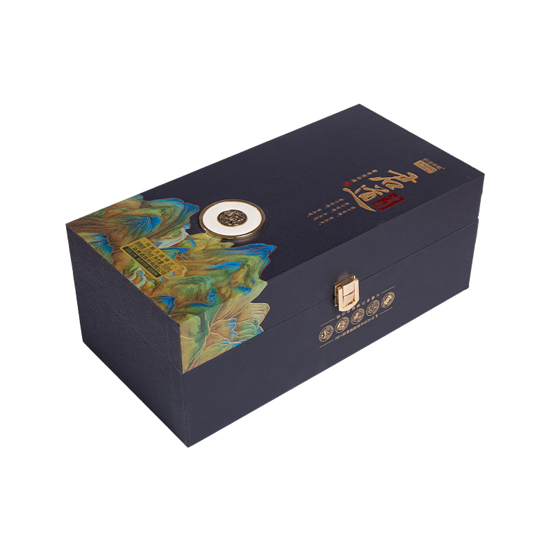 Luxury Watch Alahas Regalo Box na may Magnetic Clasp Hard Case